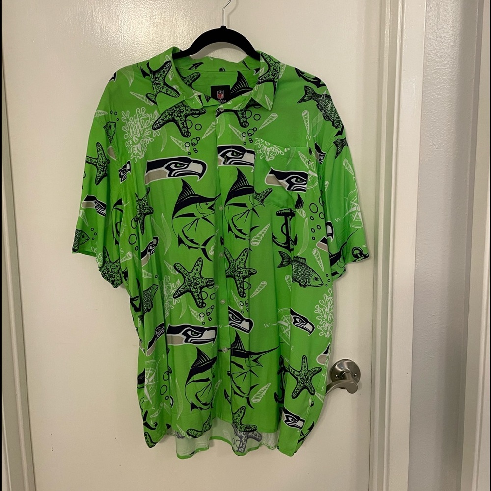 NFL Seattle Seahawks Hawaiian Shirt XL